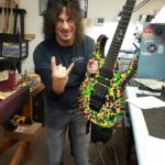 custom tribute guitar for Steve Vai